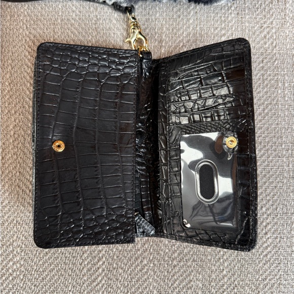 Brahmin Black and Gray Fur Shoulder Bag - Picture 6 of 7